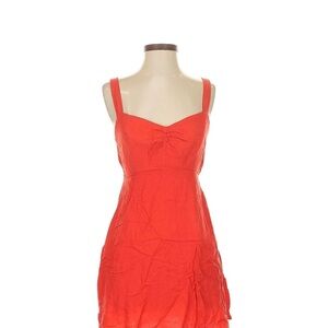 Fit & Flare Crepe Mini Dress